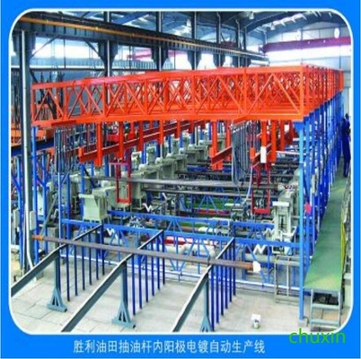 OEM ISO9000 van uitlopersrod inner automated anodizing line