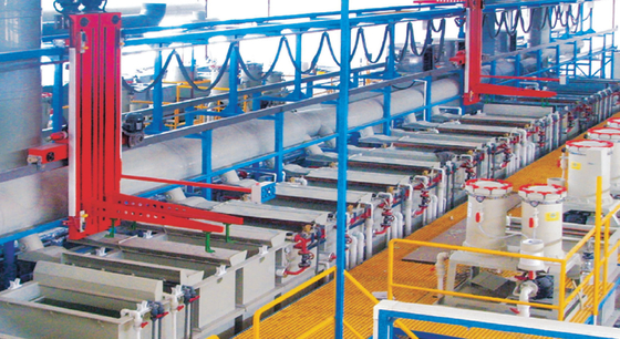 Aluminiumlegering Één Wapen Industriële Galvaniserende Machine