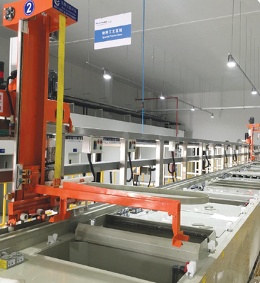 De multiproductielijn van het plateren enige wapen