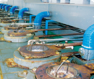 Automatische hangende plating zuiger ring hard chroom productielijn
