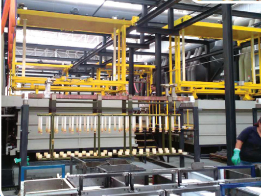 Schokbreker Rod Chrome Plating Line, OEM Platerenproductielijn