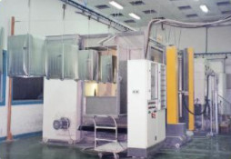 Vat die Elektrostatisch Automatisch Poeder Bespuitend Materiaal plateren