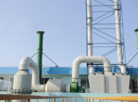 Systeem voor de behandeling van stikstofoxideafvalgassen met nikkelchroomtoebehoren