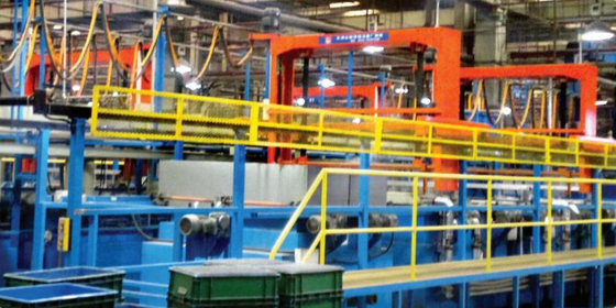 Het ijzer dat van het het bedrijfaluminium van Wuxitrelleborg automatische productielijn phosphating