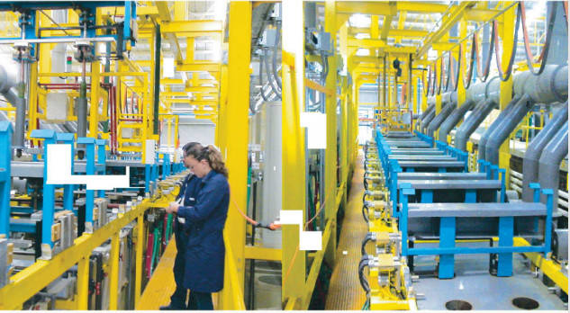 Automatische galvaniserende harde chromiumproductielijn voor zuigerveer van van de de Schokabsorptie van Mexico de lijn van het de poolplateren